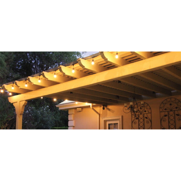 Feit Electric SL30-15/FIL String Light, 120 V, 15 W, LED Lamp, Soft White Light, 15,000 hr Average Life - 5