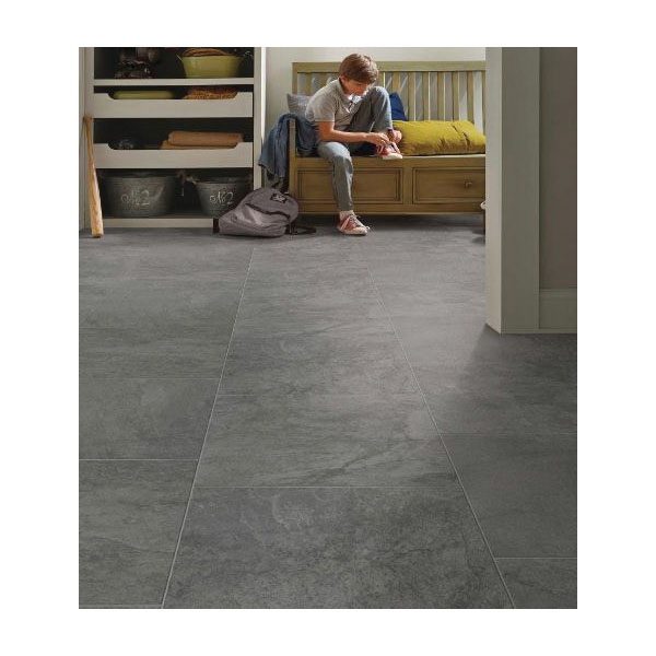 Easyliving, Tarkett, FiberFloor, Luxury Sheet Flooring, 12 ft W x Cut to Length, Charcoal - 2