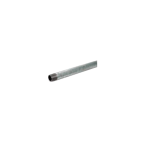 Lincoln 070824 Pipe Nipple, 1/2 in, 10 ft L, Threaded, SCH 40 Schedule, Carbon Steel