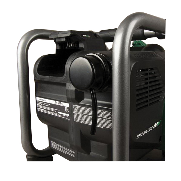 Metabo HPT EC36DAQ4 Cordless Air Compressor, Tool Only, 2 gal Tank, 36/18 VDC, 135 psi Pressure, 1.6 cfm Air - 3