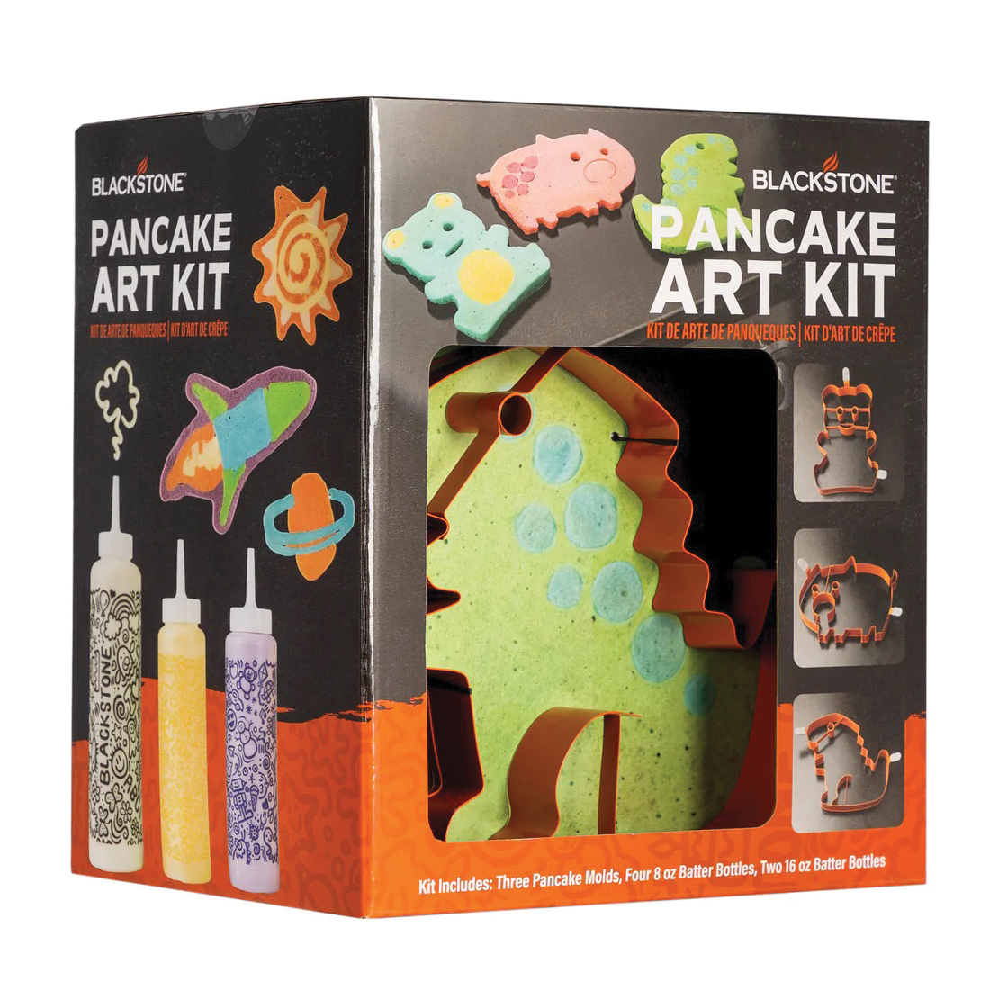 5251 Pancake Art Kit, Metal, Multi-Color, 9-Piece