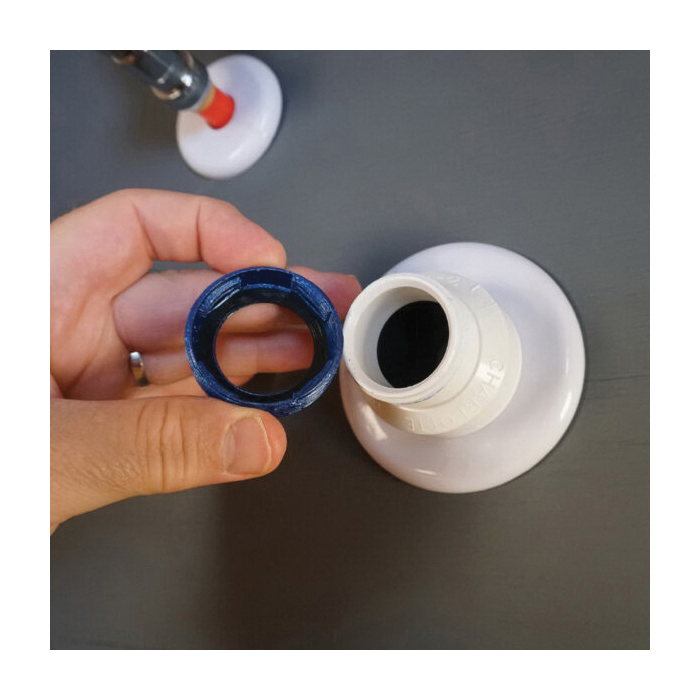 Simple Drain 1V2-TC0 Drain Assembly, 1-1/4 in Connection, Hose Clamp, Rubber - 4