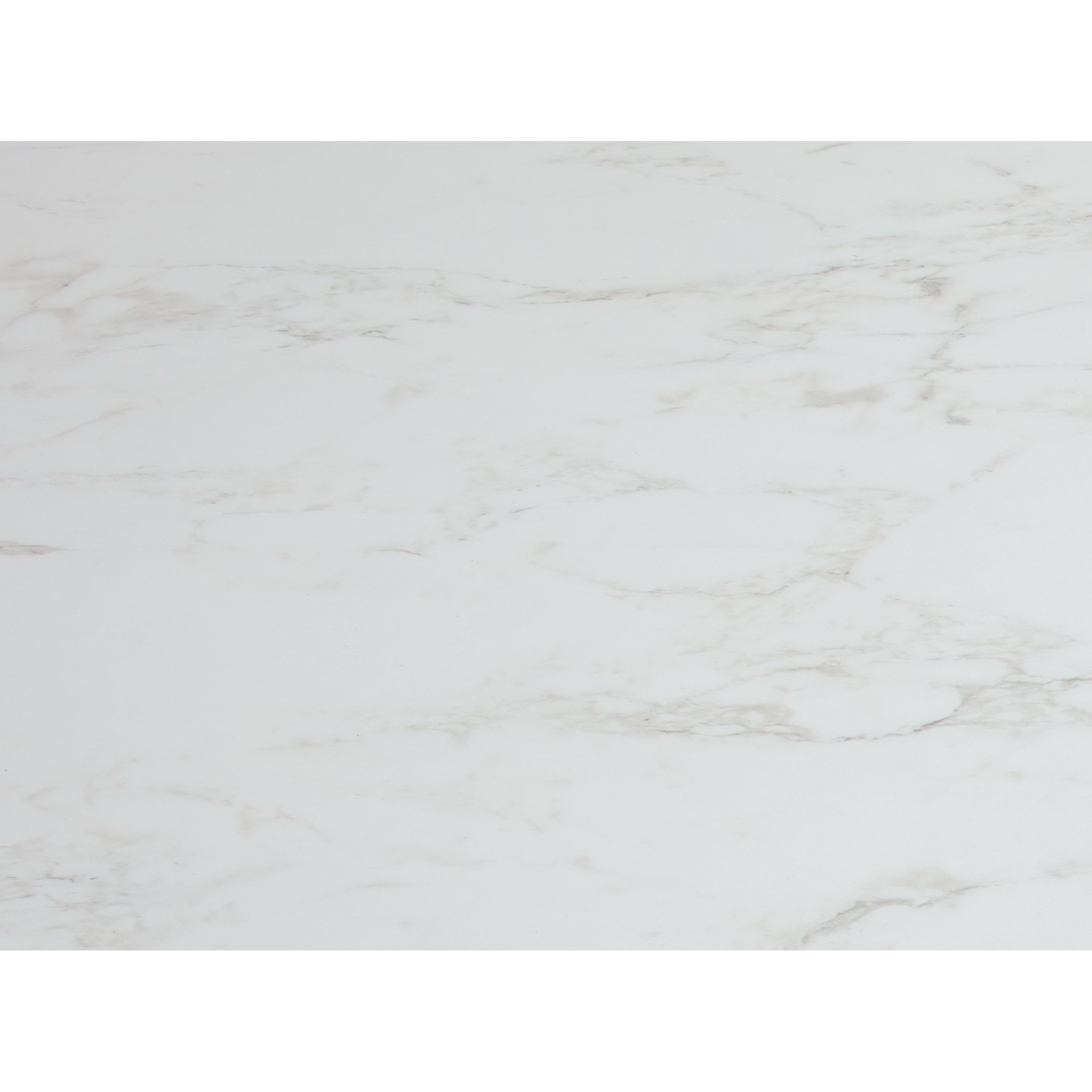 Stretta 83187 Countertop, 10 ft L, 25 in D, 1.1 in Thick, Laminate/MDF, White Marble, Matte