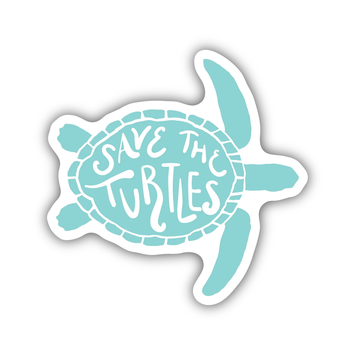 Stickers Northwest 1072-LSTK Sticker, Save the Turtles - 1