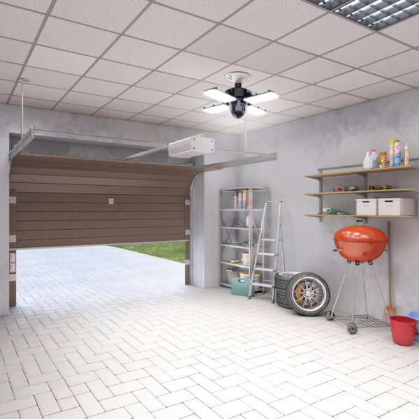 Feit Electric ADJ/CAM/PAN/WIFI/LED Adjustable Panel Light, 90 deg View, 1080 pixel Resolution, Motion Image Sensor - 2