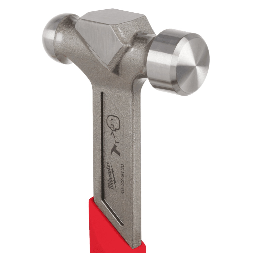 Milwaukee 48-22-9130 Hammer, 16 oz Head, Ball Peen Head, Steel Head - 5