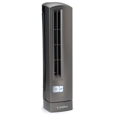 Air Stik Series 4000 Ultra-Slim Oscillating Fan, 120 V, <5 in Dia Blade, Plastic Housing Material, Black