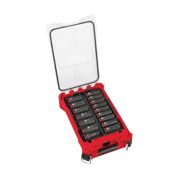 Milwaukee SHOCKWAVE Impact Duty Series 49-66-6803 Socket Set, Chrome Molybdenum Steel, 16-Pieces - 2