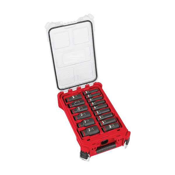 Milwaukee SHOCKWAVE Impact Duty Series 49-66-6802 Socket Set, Chrome Molybdenum Steel, 15-Pieces - 2