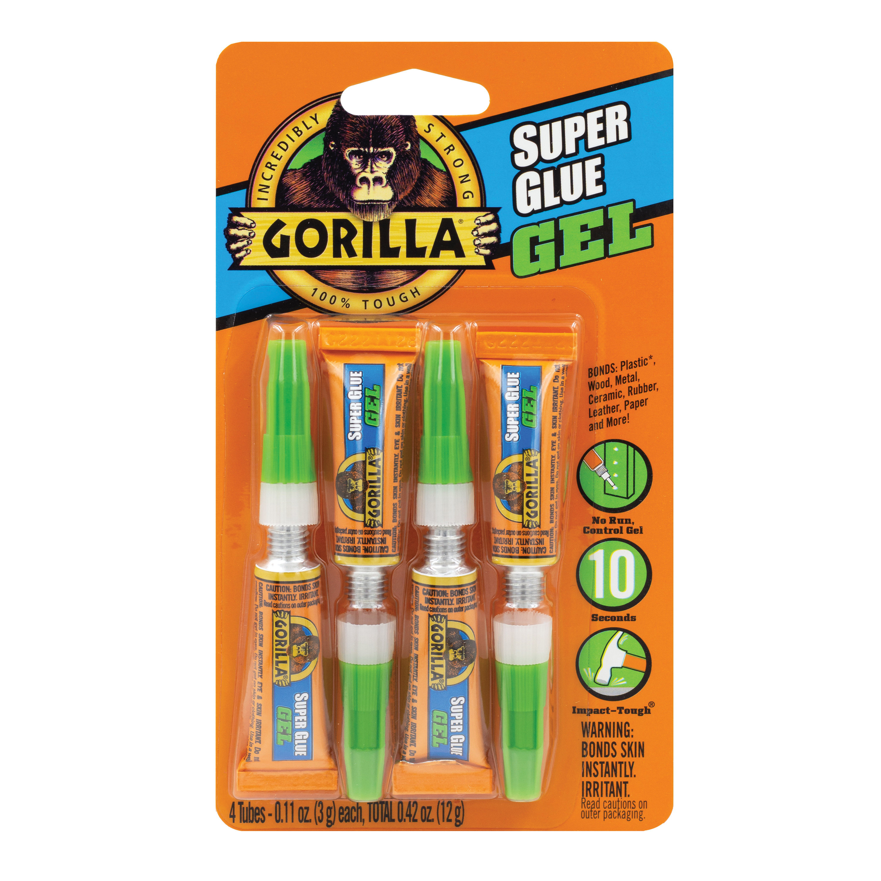 105809 Super Glue, Gel, Translucide, 3 g Tube