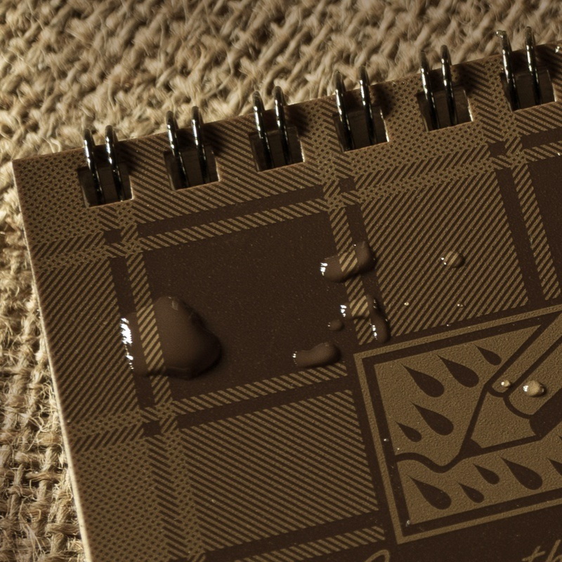All Weather Pocket Notebook, Rite in the Rain, Brown Plaid - 2
