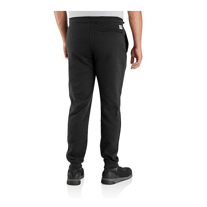 Carhartt 105307-BLK-3XL-REG Sweatpants, Midweight 3XL, Solid Print/Pattern, Cotton/Polyester, Black, Relaxed, Tapered - 2