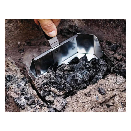 Ash Shovel, Breeo, 6 in W Blade, Stainless Steel Blade, Ergonomic Handle, 7.7 in OAL - 2