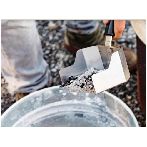 Ash Shovel, Breeo, 6 in W Blade, Stainless Steel Blade, Ergonomic Handle, 7.7 in OAL - 4