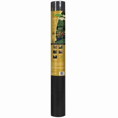 Green Thumb 313-GT Landscape Fabric, 1.8 oz/sq-yd Coverage Area, 100 ft L, 3 ft W, Fabric, Black