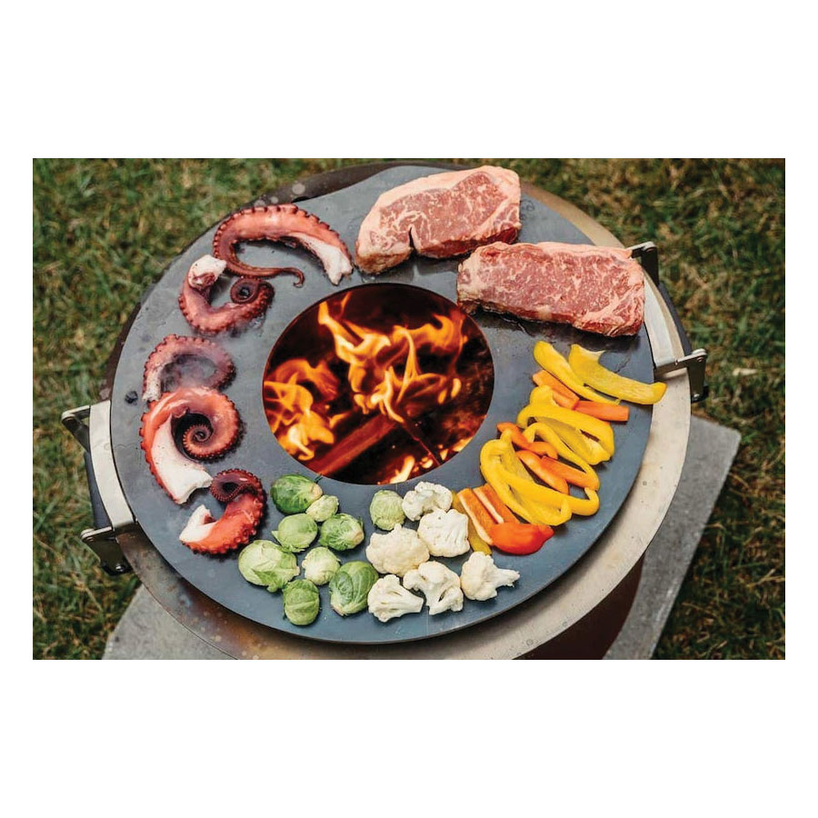Searplate Griddle, Breeo, X Series 24, Carbon Steel, For: X Series, Y Series Fire Pits - 1