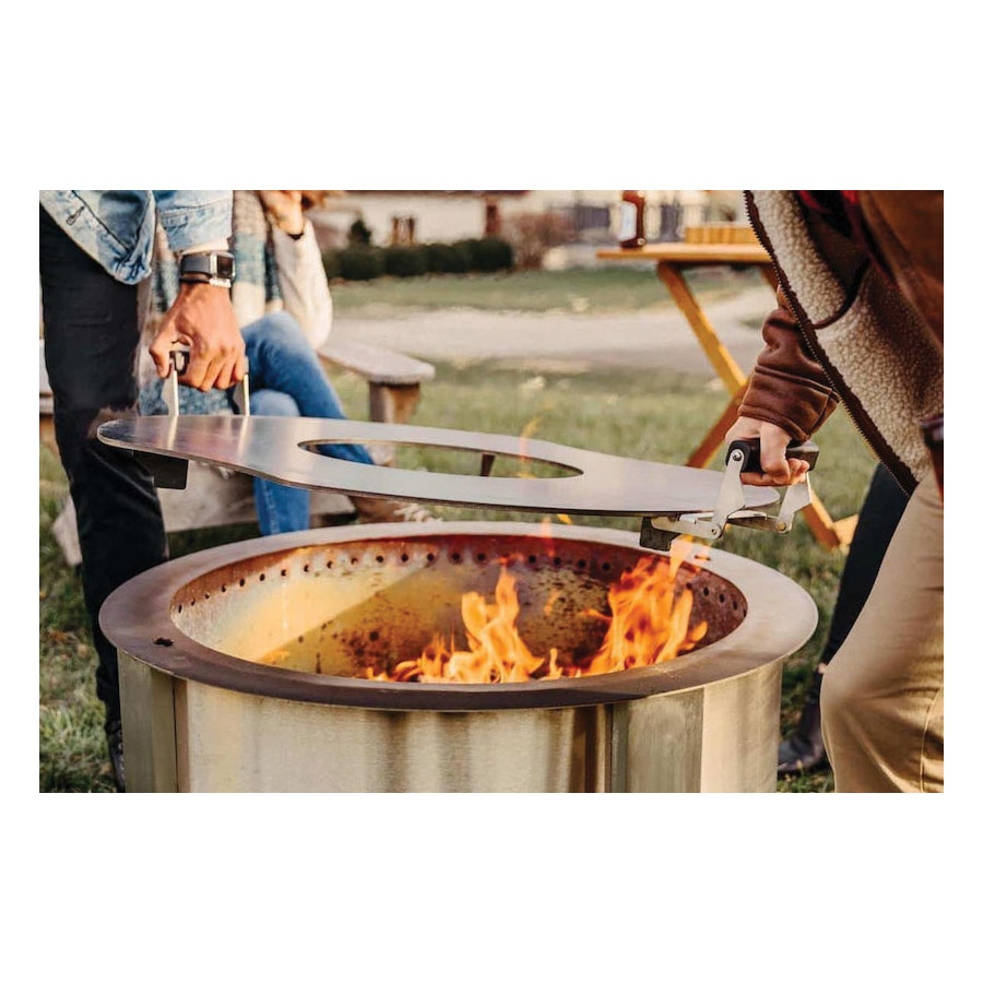 Searplate Griddle, Breeo, X Series 24, Carbon Steel, For: X Series, Y Series Fire Pits - 2