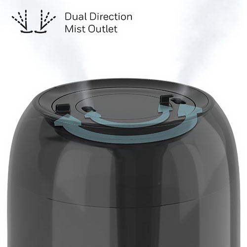 Honeywell HUL545B Cool Mist Humidifier, 1 gal Tank, Black