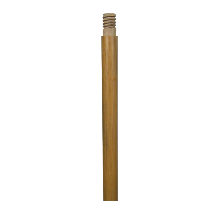11809W Broom Handle, 15/16 in Dia, 48 in L, Threaded, Wood, Natural