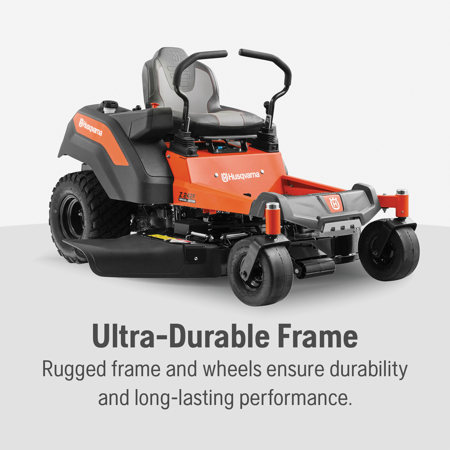 Husqvarna Z200 Series 967953804 Zero Turn Lawn Mower, 18 hp, 36.8 cu-in Engine Displacement, 2-Cylinder, 2-Blade