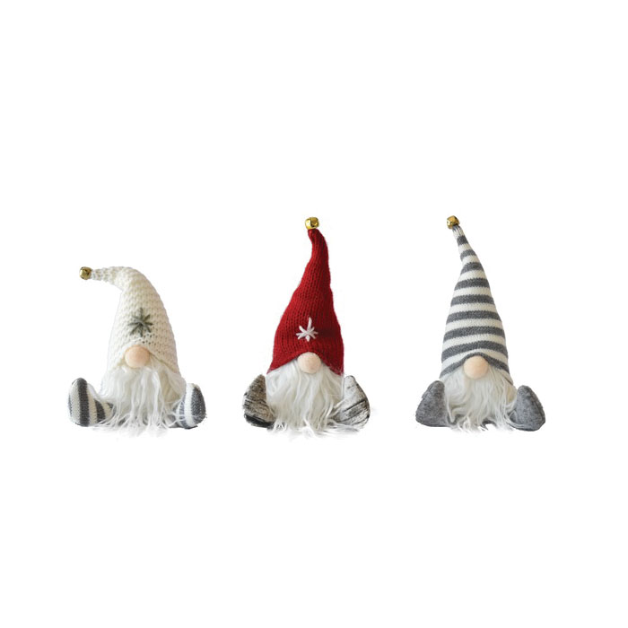 Midwest-CBK MX180583 Figurine, 9-7/8 in H, Sitting Gnome, Multi-Color