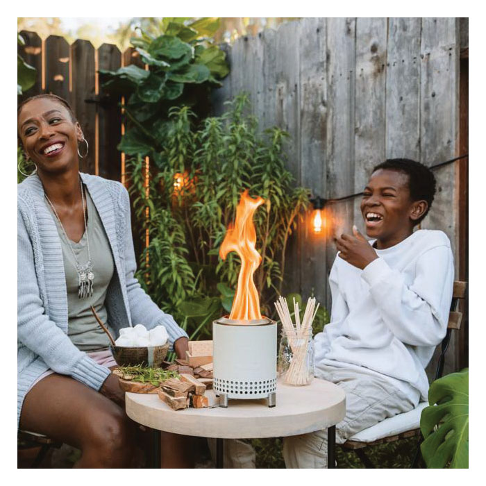 Solo Stove Mesa Series SSMESA-ASH Fire Pit, 15000 Btu Heating, 5.1 in OAW, 5.1 in OAD, 6.8 in OAH, Round - 2