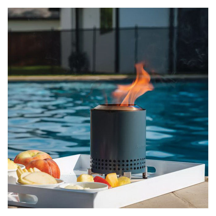 Solo Stove Mesa Series SSMESA-ASH Fire Pit, 15000 Btu Heating, 5.1 in OAW, 5.1 in OAD, 6.8 in OAH, Round - 5