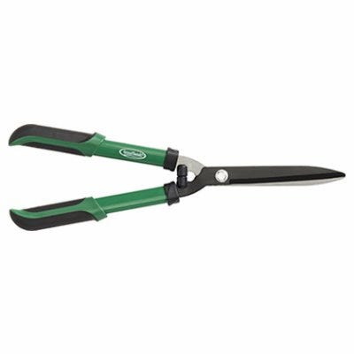 Green Thumb 228653 Hedge Shear, Serrated Blade, 10-1/2 in L Blade, High Carbon Steel Blade, Steel Handle
