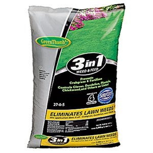 Green Thumb 225489 Weed/Feed and Crabgrass Preventer, 27-0-5 N-P-K Ratio