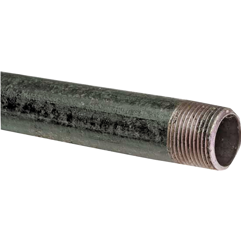 B & K 25X10B Pre-Cut Pipe, 1/4 in, 10 ft L, Steel - 1