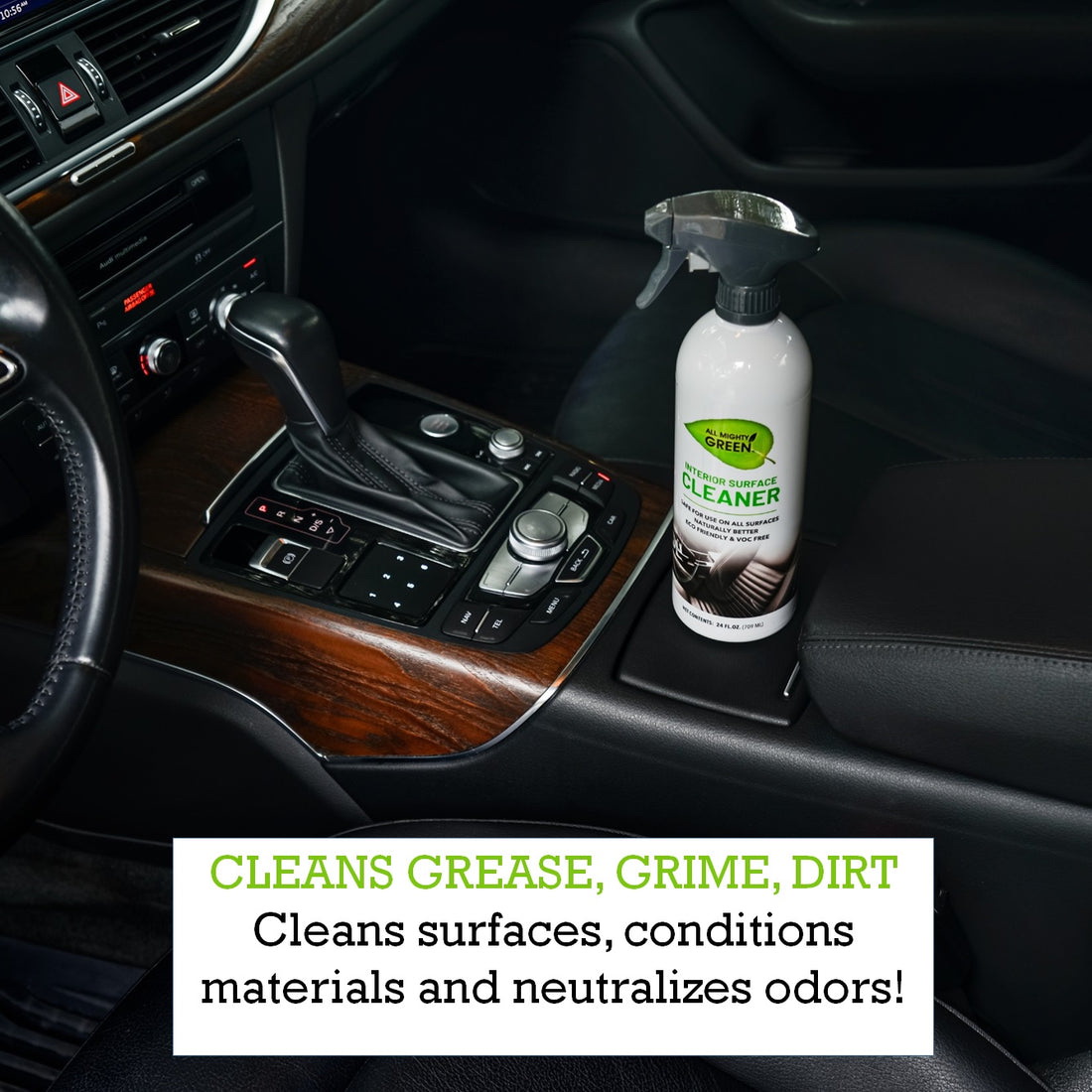 All Mighty Green AMG-IC2400-06 Interior Surface Cleaner, 24 oz Bottle, Liquid - 4