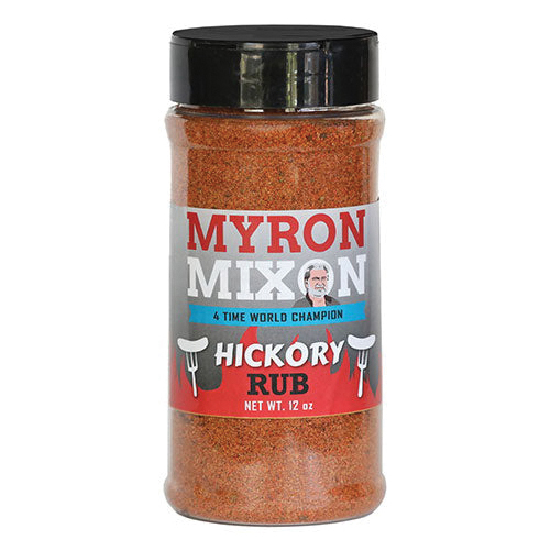 MMR002 BBQ Rub, Garlic, Hickory, Red Pepper, 12 oz, Shaker Can