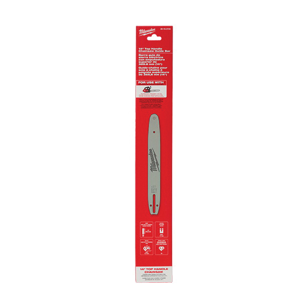 Milwaukee 49-16-2745 Top Handle Chainsaw Guide Bar, 14 in L Bar, 0.43 in Gauge, 0.325 in TPI/Pitch, 59 -Drive Link - 2