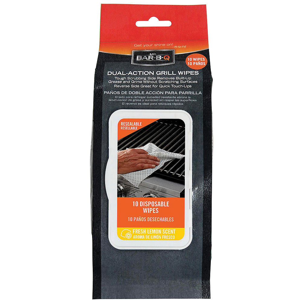 Mr. BAR-B-Q 40287YGD Dual-Action Grill Wipes