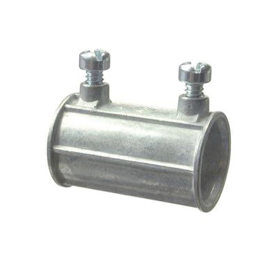 Halex 12415 EMT Coupling, 1-1/2 in Screw, Zinc