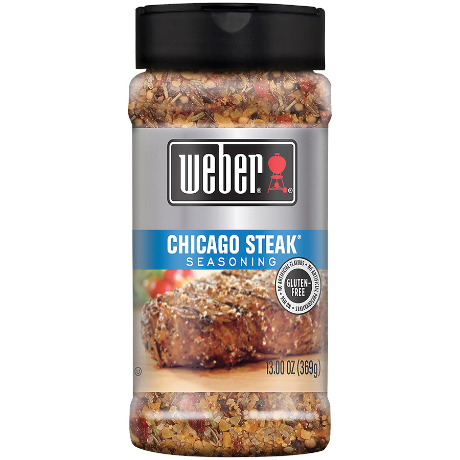 Weber Chicago Steak 1151133 Seasoning, Savory, 13 oz