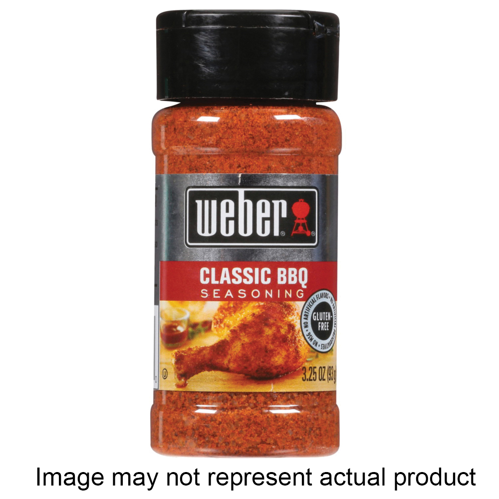 Weber 1130148 BBQ Seasoning, Classic, 3.4 oz