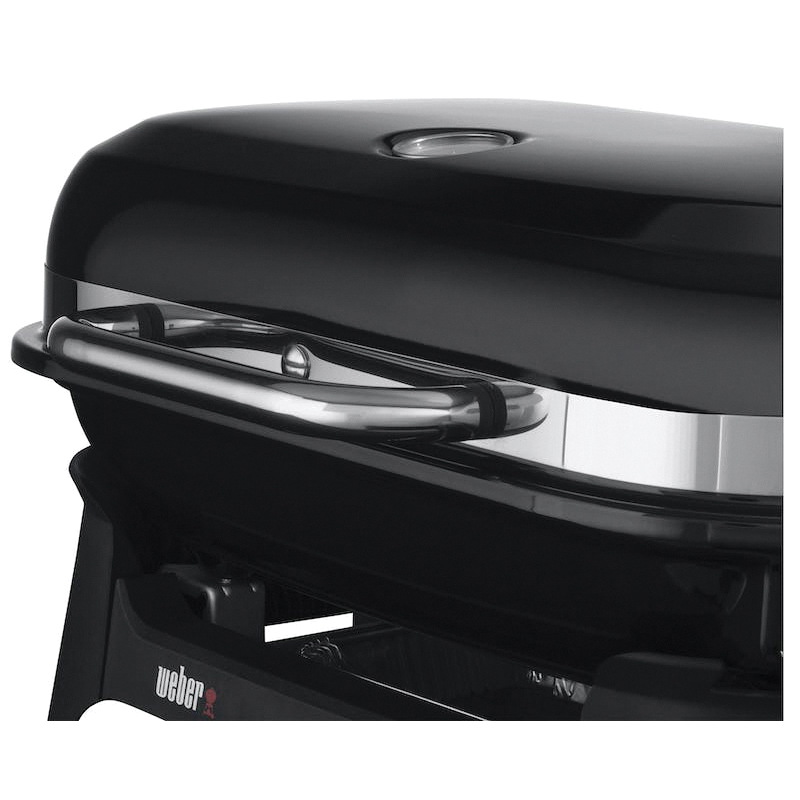 Weber Lumin Series 91010901 Compact Electric Grill, 1-Burner, 180 sq-in Primary Cooking Surface, Smoker Included: Yes - 5
