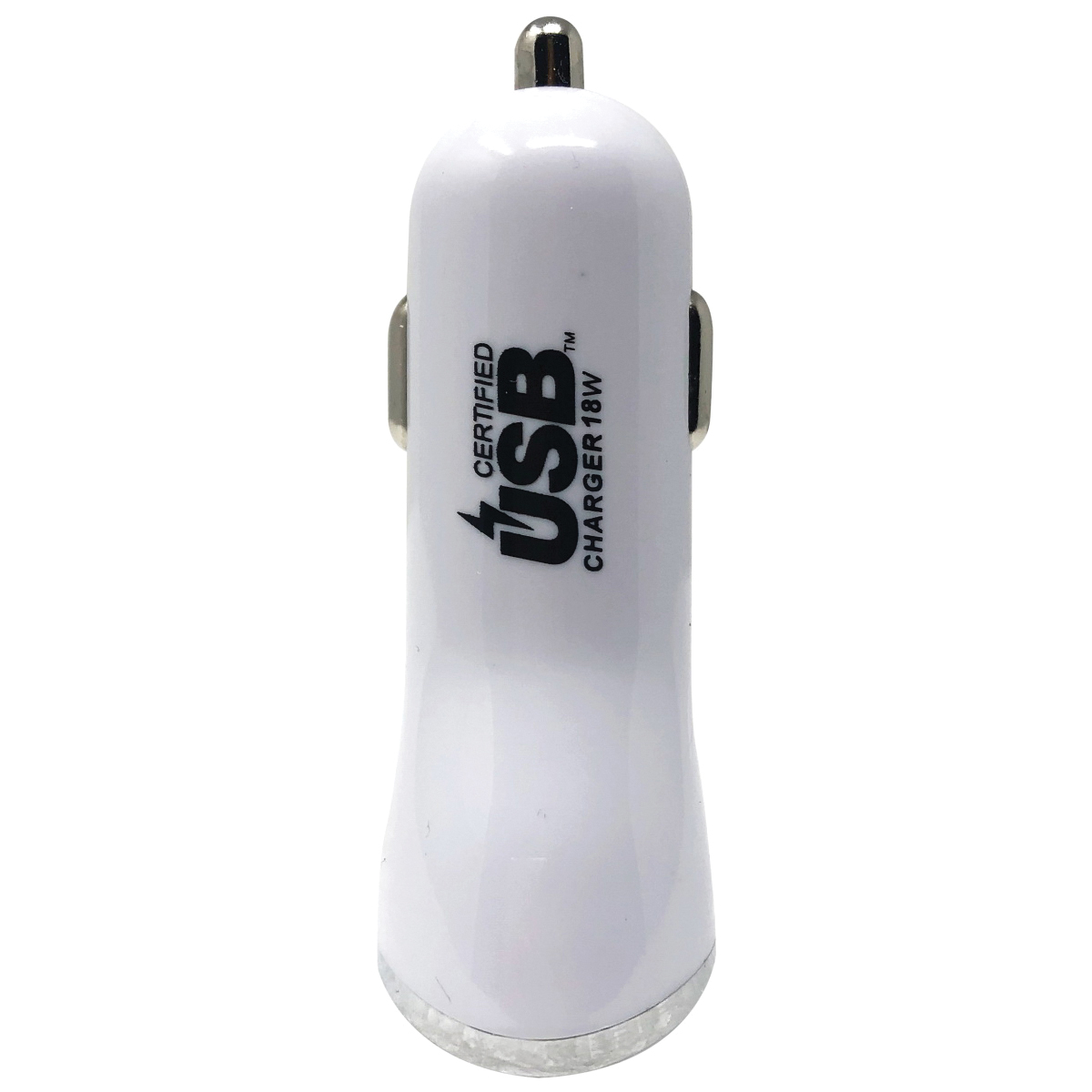 GP-DC2USB-PD Dual Port DC Car Adapter, 2.4 A Output, White Housing