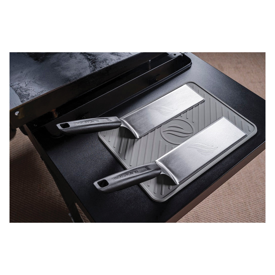 Large Spatula Mat, Blackstone, Silicone, Gray - 3