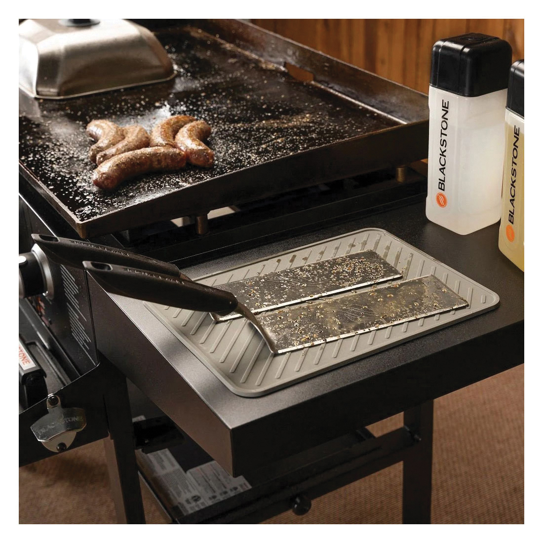 Large Spatula Mat, Blackstone, Silicone, Gray - 5