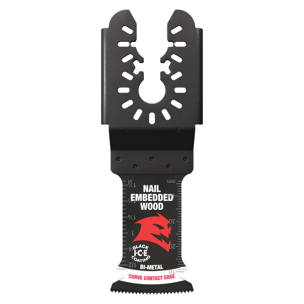 DOU125BW10 Oscillating Blade, 1-1/4 in, 2 in D Cutting, 10/PK, Bi-Metal