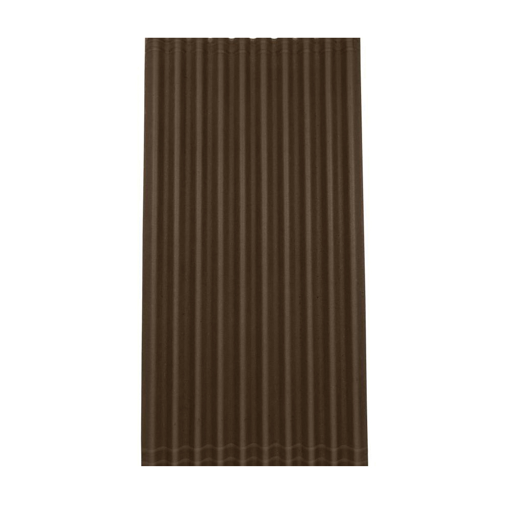 Premium Series 1158 Roof Panel, 79 in L, 38 in W, Corrugated Profile, 1/8 in Thick Material, Asphalt, Brown