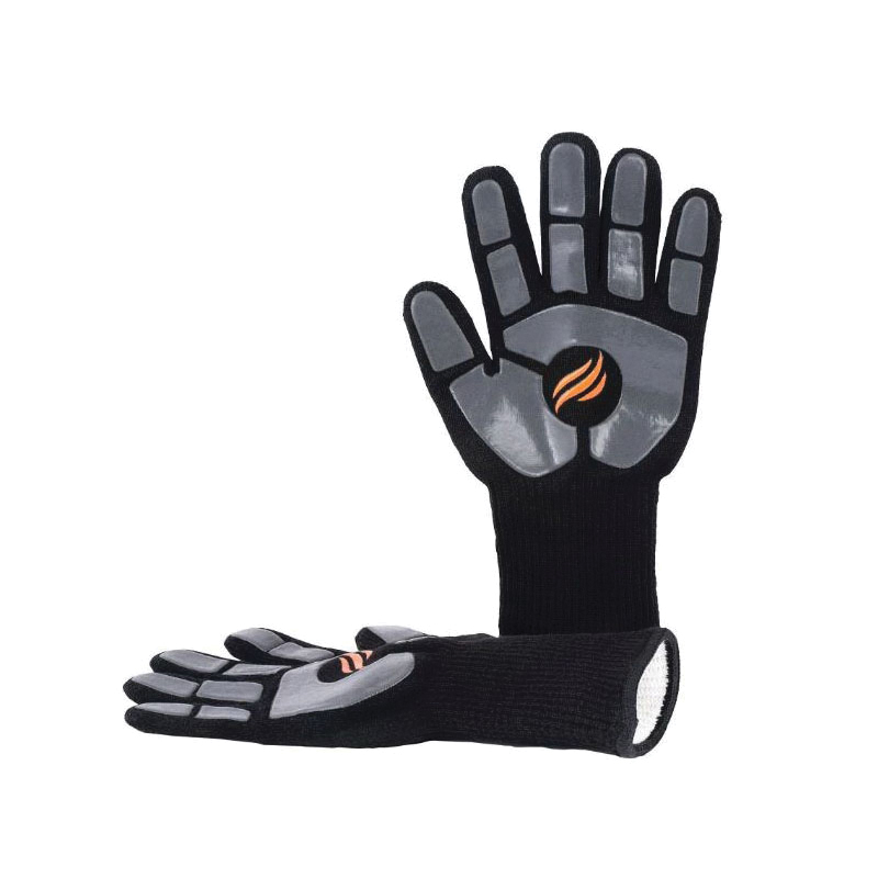 5558 Griddle Gloves, One-Size, Silicone, Black, 2 Pack
