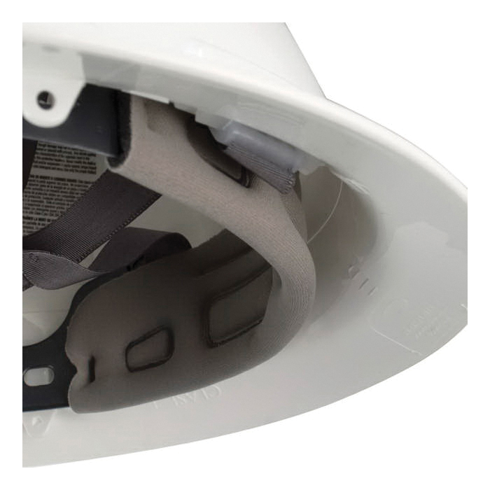 DeWALT DPG11FB-W Full Brim Hard Hat, One Size, 6-Point Suspension, Polyethylene Shell, White, Class: E, G - 4