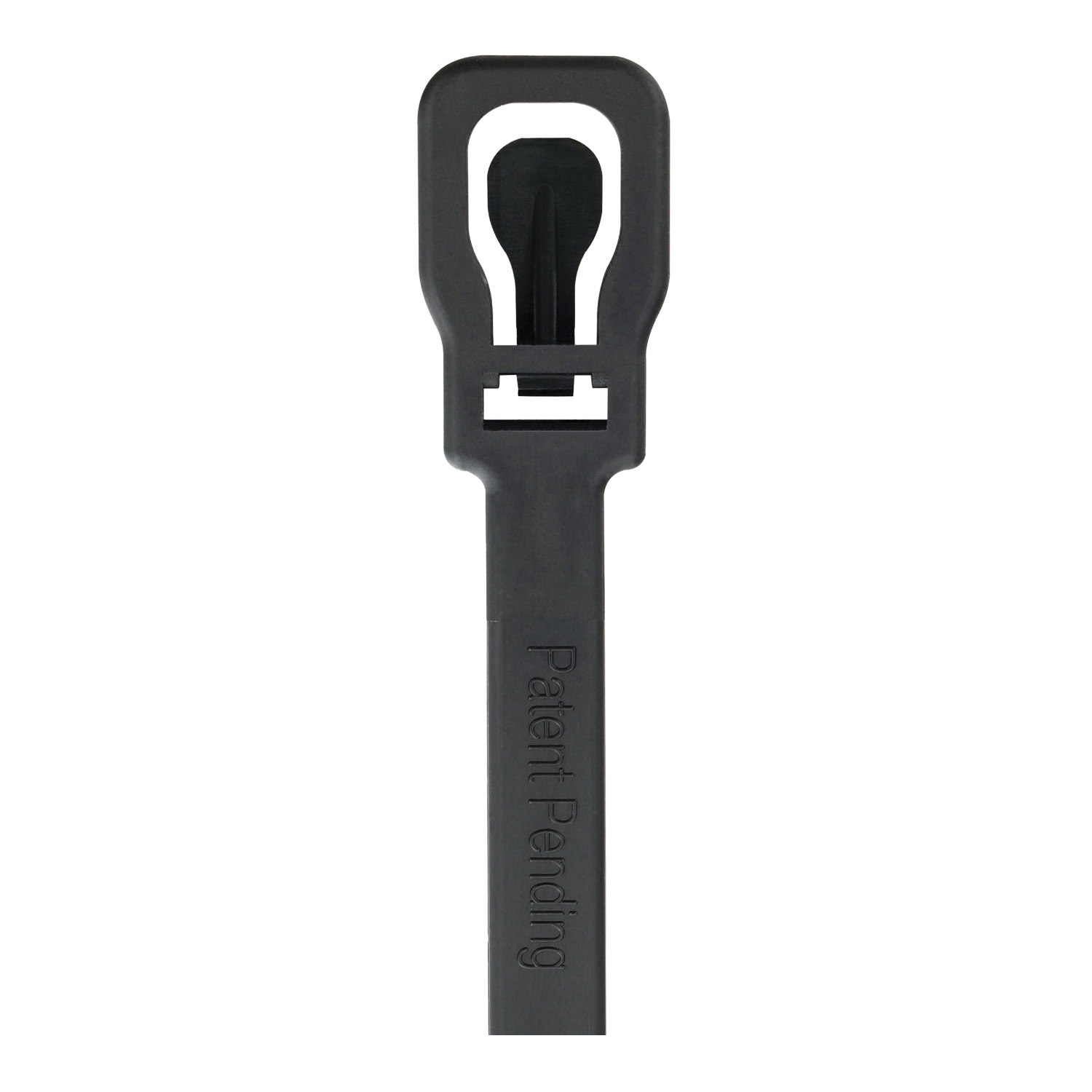 Cable Tie, Retyz, 2.79 in Max Bundle Dia, Pull Tab Release Locking, Nylon 6/6, UV Black - 4
