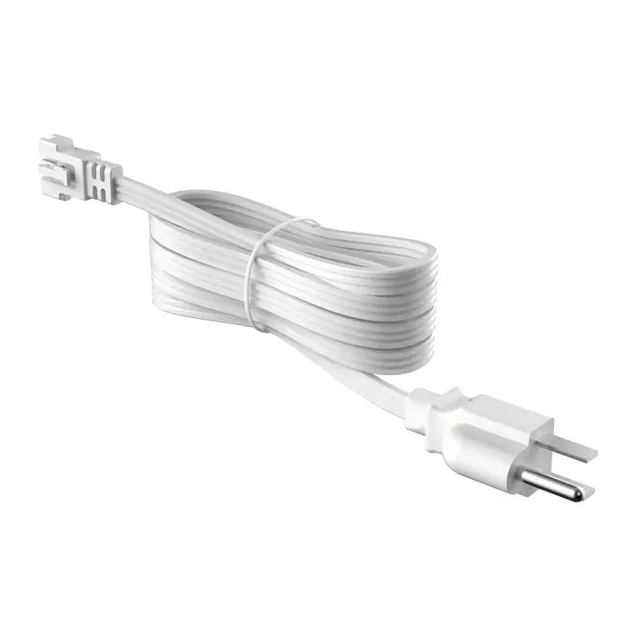 GE 93129112 Power Cord, White, For: Premium Plug-In and Direct Wire Under Cabinet and Puck Fixtures