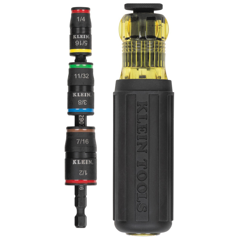 32900 7-in-1 Impact Flip Socket with Handle, 1/4 in Drive, 7 in OAL, Magnetic