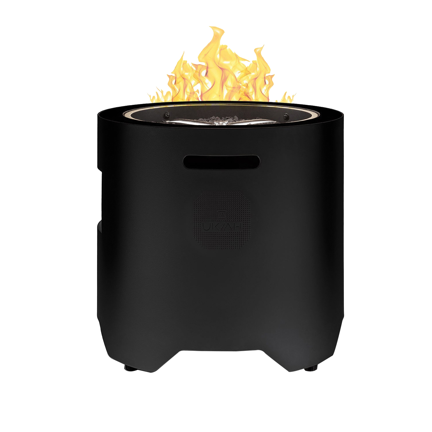 Ukiah VOYAGER TK-1053-VB Portable Fire Pit with 2.1 BTM Sound System, 20 in OAW, 18 in OAD, 20 in OAH, Round, Propane - 3