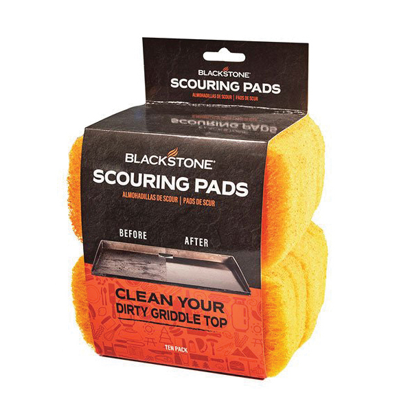 5063 Replacement Scouring Pad, Nylon Abrasive, 5-1/2 in L, 4 in W, Orange